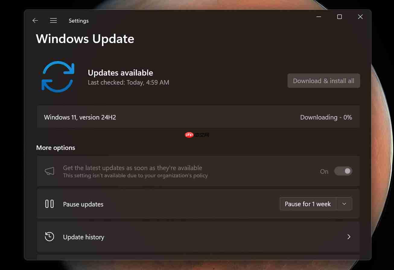 微软修复两项 Bug,让更多 PC 可以升级 Win11 24H2