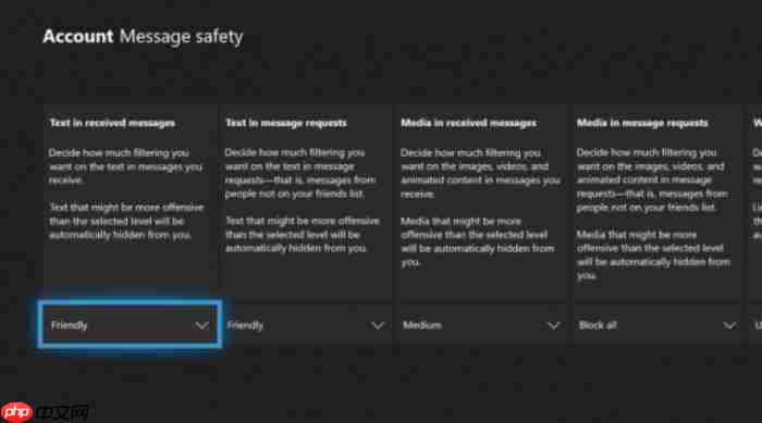微软宣布Xbox Live消息添加新文本过滤功能