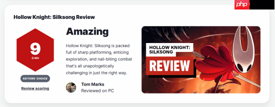 《空洞骑士:丝之歌》ign9分!比原作更庞大、更鲜活