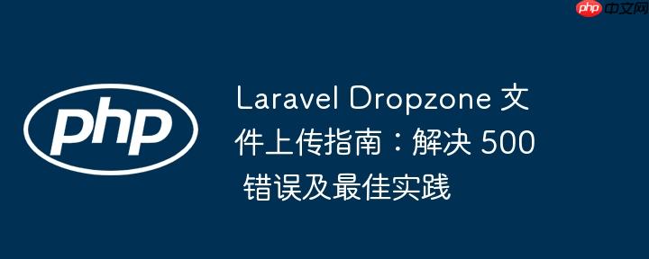 laravel dropzone 文件上传指南：解决 500 错误及最佳实践