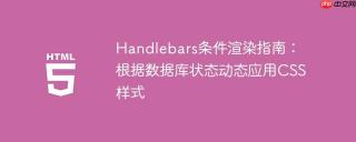 Handlebars条件渲染指南：根据数据库状态动态应用CSS样式