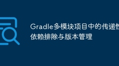 Gradle多模塊項(xiàng)目中的傳遞性依賴(lài)排除與版本管理