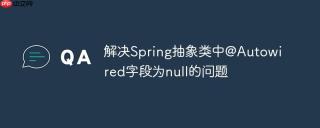 解决Spring抽象类中@Autowired字段为null的问题