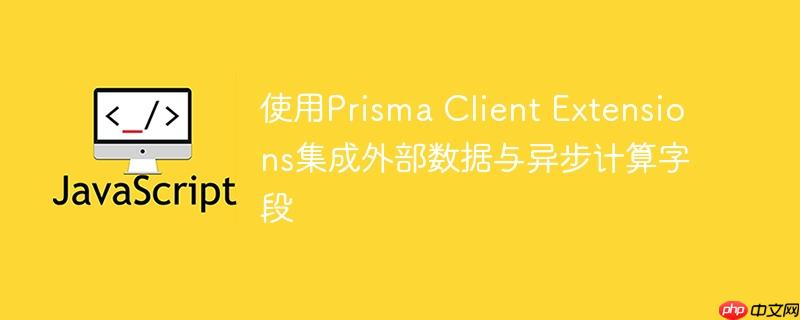 使用Prisma Client Extensions集成外部数据与异步计算字段