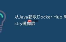 從Java獲取Docker Hub Registry鏡像層