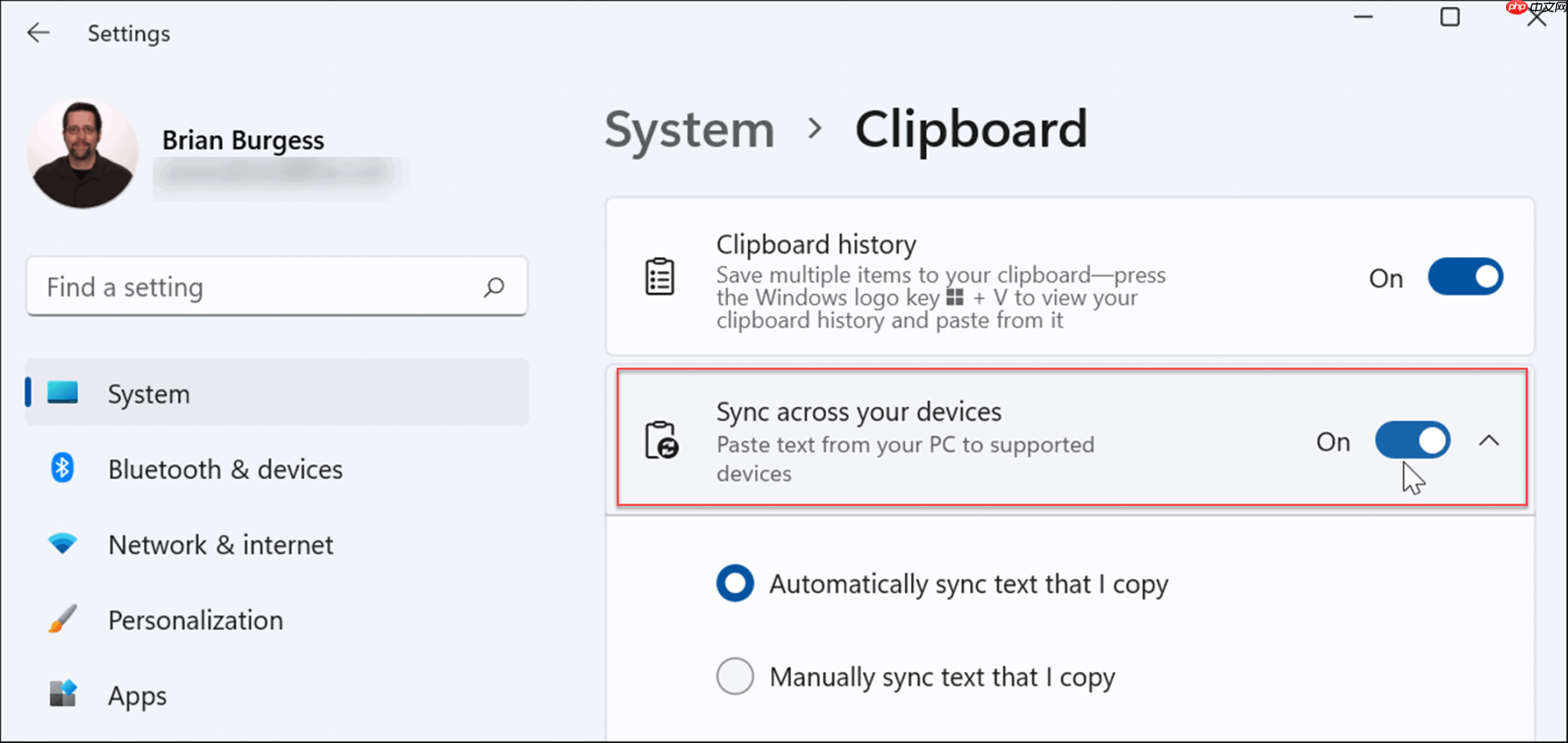 Win11如何清除剪贴板历史记录 Win11同步剪贴板历史记录
