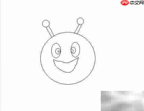 可爱小精灵手绘教程