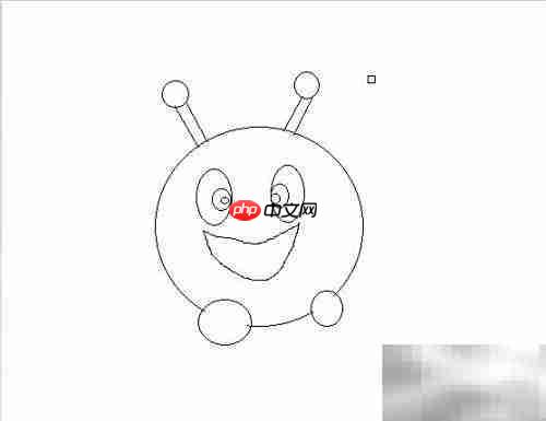 可爱小精灵手绘教程