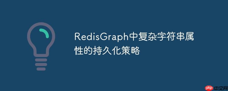 redisgraph中复杂字符串属性的持久化策略