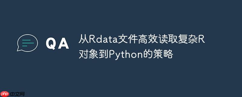 从Rdata文件高效读取复杂R对象到Python的策略