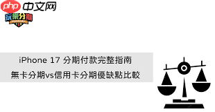 iPhone17如何分期购买