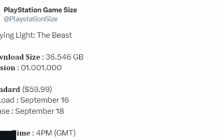 《消光困兽》PS5版下载大小揭晓 9月16日开启预载