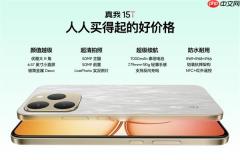 真我15T发布：人人都买得起的小直屏 1199元起