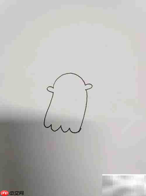 许愿小精灵简笔画教程