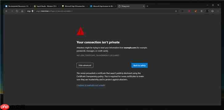 Win10 Chromium版Edge浏览器改进Dark模式