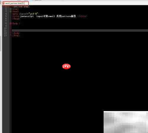 email中pattern属性用法解析