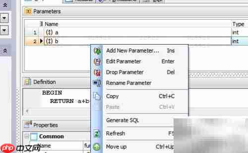 Maestro复制函数参数技巧