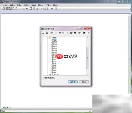 Secure CRT背景字体设置方法
