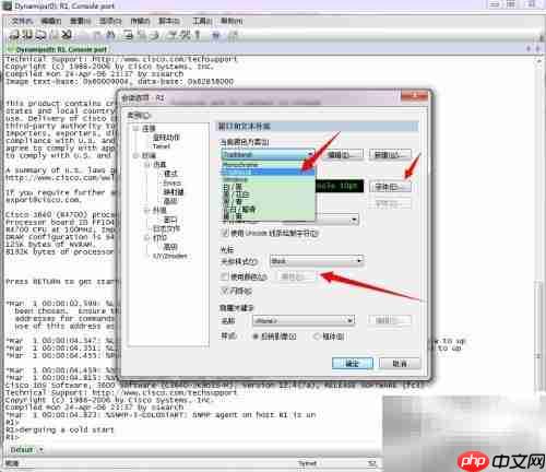 Secure CRT背景字体设置方法