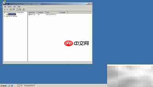 如何开启Server 2003终端服务