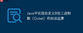 Java中实现自定义8位二进制数（Octet）的加法运算