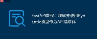 FastAPI教程：理解并使用Pydantic模型作为API请求体