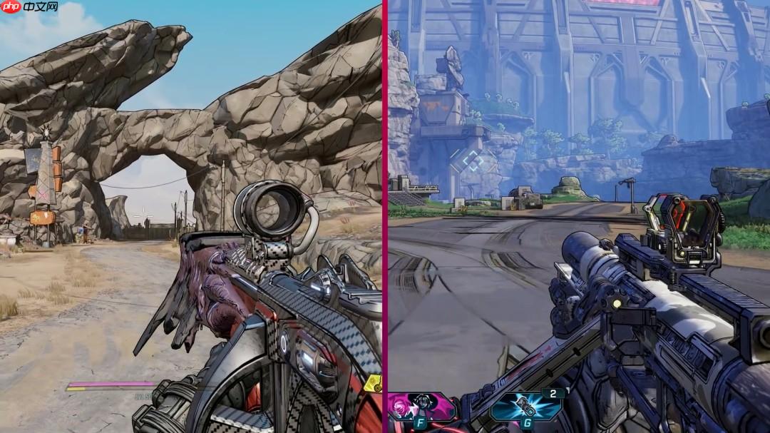 《无主之地4》和《无主之地3》画面对比视频