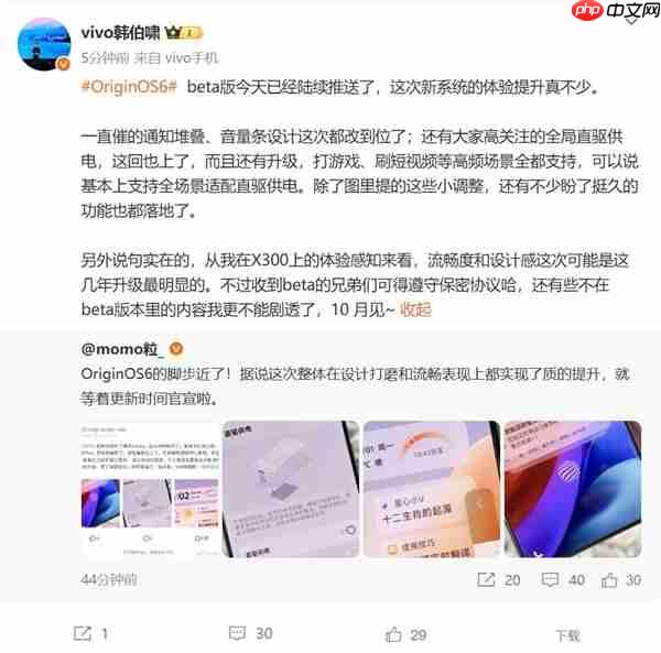 vivo X300系列首发！OriginOS 6官宣10月10日发布