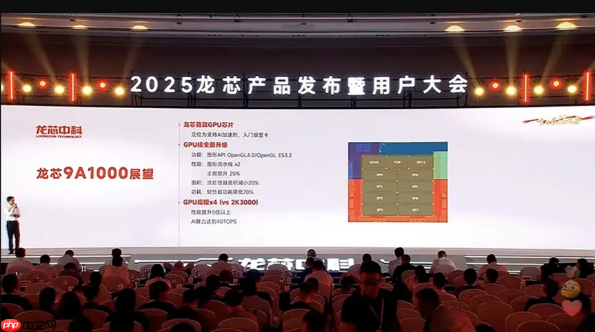 龙芯首款 GPGPU 芯片 9A1000 预计在三季度内交付流片