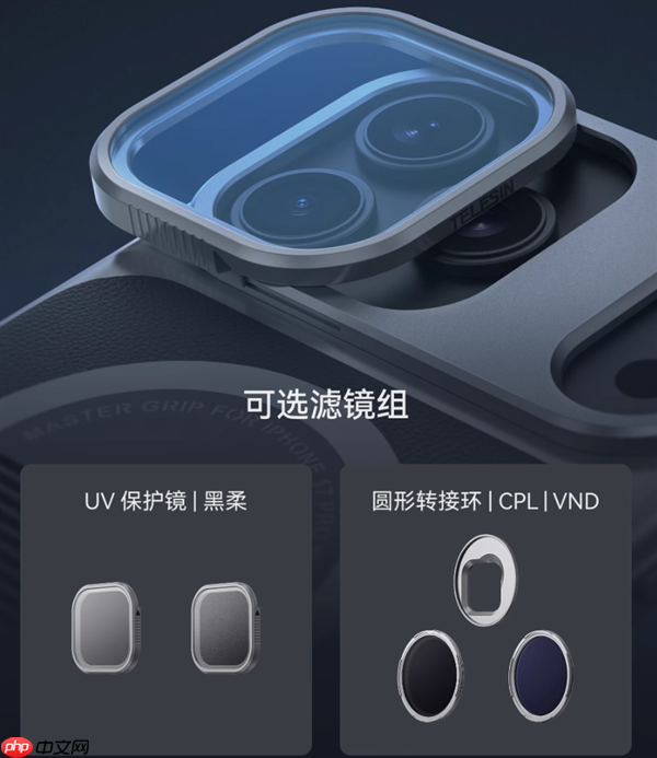 手机秒变相机 泰迅iPhone 17 Pro系列影像套装发布:499元起