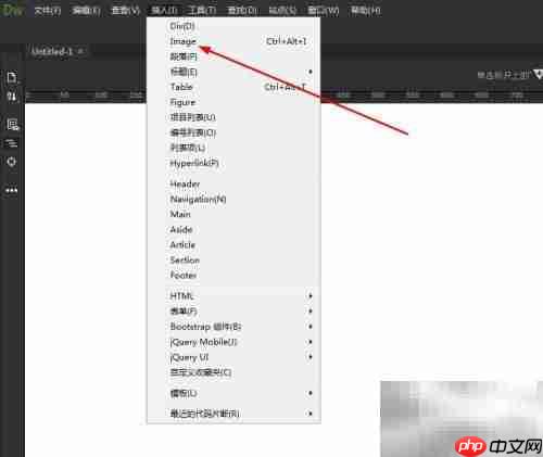 Dreamweaver插入图片方法