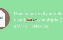 如何正确初始化并显示多个CodeMirror实例