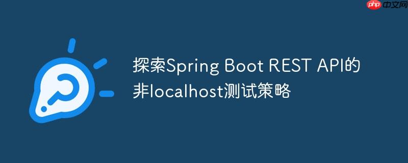 探索Spring Boot REST API的非localhost测试策略