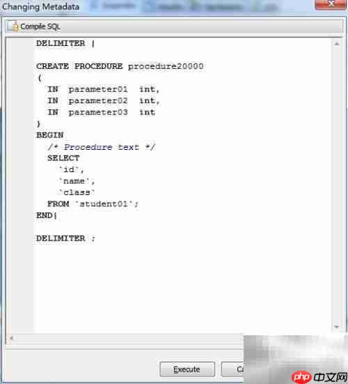 Maestro创建存储过程指南