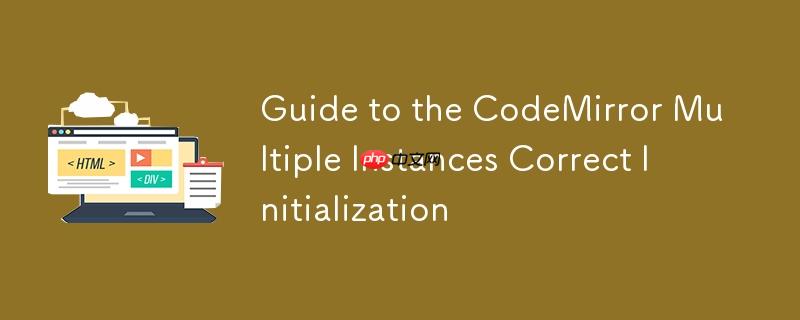 CodeMirror多实例正确初始化指南