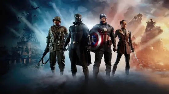 《漫威1943:九头蛇崛起》早期开发截图泄露:黑豹大闹九头蛇据点!