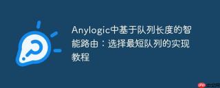 Anylogic中基于队列长度的智能路由：选择最短队列的实现教程