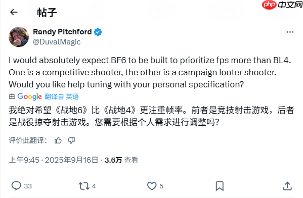 立体防御拉满?《无主之地4》CEO:我们跟别的游戏不一样 没法比较!