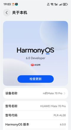 华为HarmonyOS 6系统取消“NEXT”后缀：以后都是原生鸿蒙