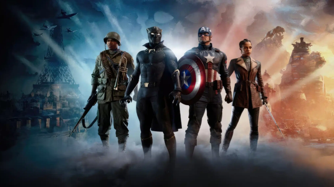 《漫威1943》早期实机片段泄露:黑豹大战九头蛇!