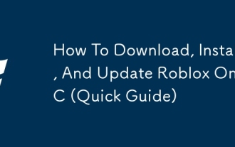 如何在PC上下載,安裝和更新Roblox(快速指南)