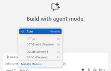 微软 Visual Studio Code 引入自动 AI 模型选择功能