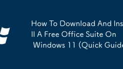 So herunterladen und installieren Sie eine kostenlose Office -Suite unter Windows 11 (Quick Guide)