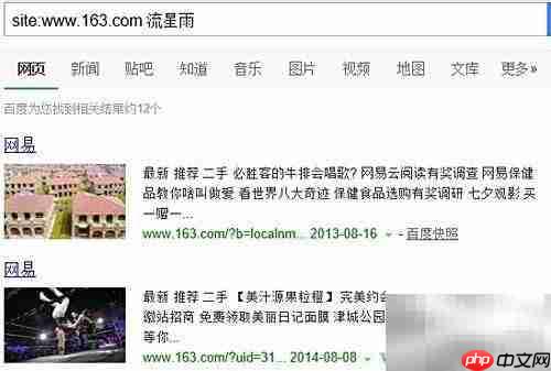 高级搜索指令site用法详解