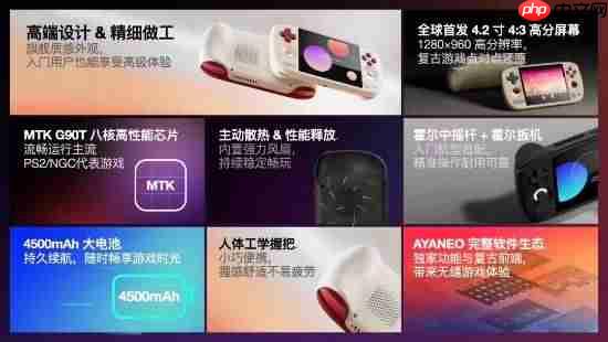 复古安卓游戏掌机预购:499元起 爽玩PS2/NGC游戏