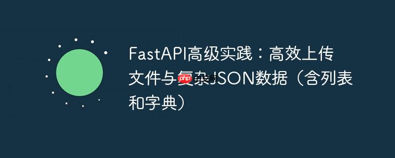 FastAPI高级实践：高效上传文件与复杂JSON数据（含列表和字典）