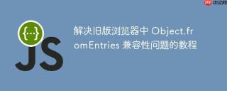 解决旧版浏览器中 Object.fromEntries 兼容性问题的教程