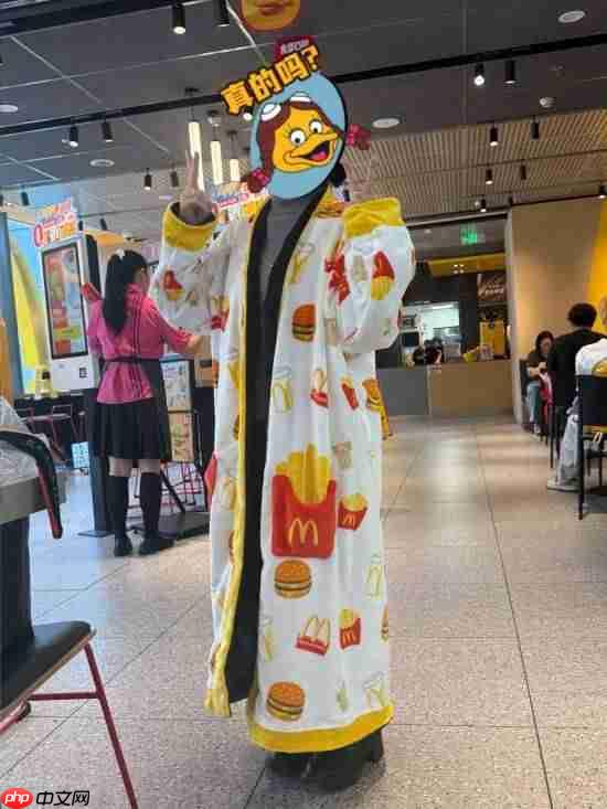 博主晒《黑神话:悟空》联动麦当劳“战袍”试穿照:穿在身上超帅气!