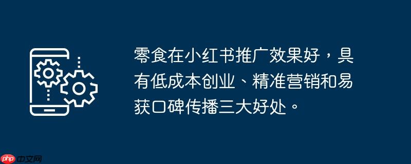 零食在小红书推广效果好,具有低成本创业、精准营销和易获口碑传播三大好处。