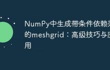 NumPy中生成带条件依赖范围的meshgrid：高级技巧与应用